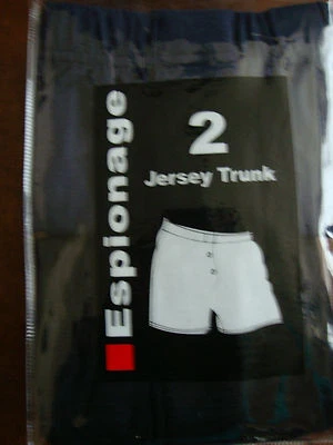ESPIONAGE TWIN PACK JERSEY TRUNKS/BOXER SHORTS 2XL 3XL 4XL 5XL 6XL 7XL 8XL