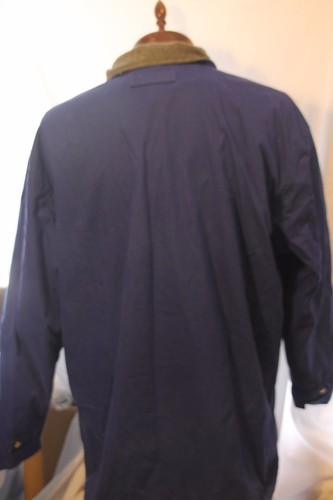 VTG Polo Sport Jacket Coat Parka Ralph Lauren L Lined American Flag Blue - Picture 4 of 6