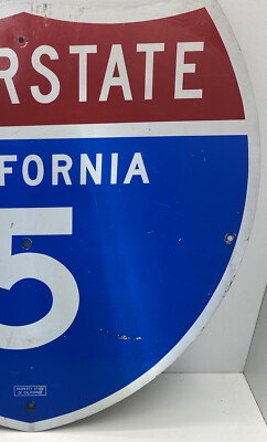 interstate carifornia 5 アルミ看板 interstate carifornia 5 アルミ看板 California Interstate 5