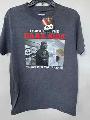  STAR WARS DISNEY Men s T-shirt ''I BROUGHT THE DARK SIDE'' SIZE SMALL NWT