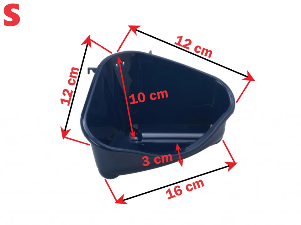 Nagertoilette Kaefig-Ecktoilette Ecktoilette Hasentoilette Kaninchentoilette - Bild 3 von 3