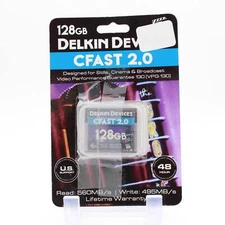 * OPEN BOX EXCELLENT * Delkin Devices CFast 2.0 Premium Memory Card - 128GB