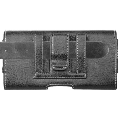7 in x 4inch Extra Large Pouch Belt Clip Leather Holster Carrying Case for Phone - Picture 6 of 49