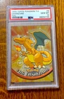 RARE Charizard FOIL #6 ~ PSA 10 ~ 1999 Topps Pokemon TV w STAR PLANET POKEBALL!