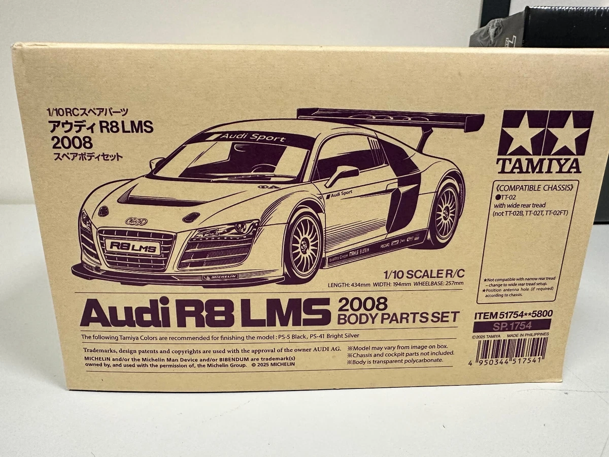 Carrosserie Tamiya Audi Quattro Racing - 1/10 - 257 Mm - Transparente - Neuve