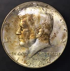 1967  KENNEDY HALF DOLLAR- FRESH FROM AN ORIGINAL ROLL- LOT 5792