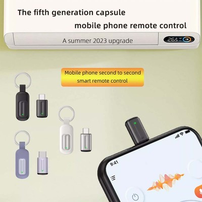 Wireless IR Transmitter Smart Remote Control For iPhone15 iPad iOS  USB Type C