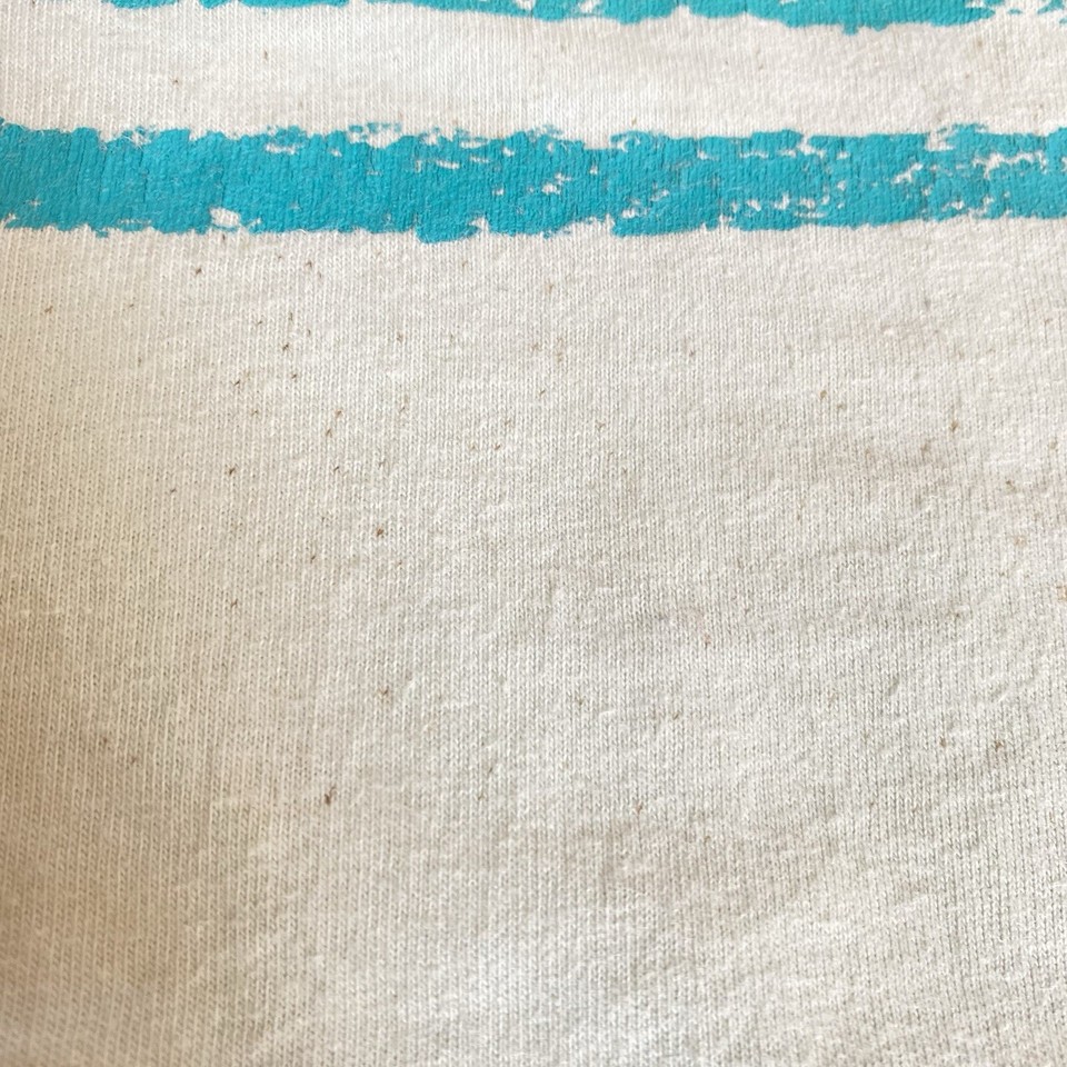 Hobie Heavy Surf TShirt Vintage 1985 Double sided Graphics Light Mint