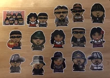 Lil' Vato's A set of 15 Latin themed stickers