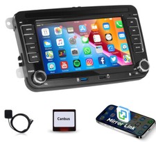 Autoradio Android15 GPS Navi BT 32GB für VW Golf 5 6 Passat Touran Polo Tiguan