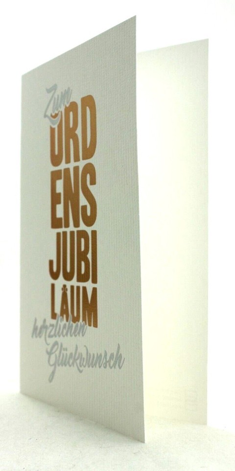 Jubiläumskarte Für Schwester & Schwiegerbruder – Mit Goldfolie, 153 X 215 Mm (Cherry Orchard)
