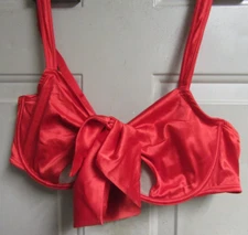 ADORE ME GIFT TIE BRA  WITH SKIN COLOR MESH AT BOTTOM-   SZ 3X -  NWT