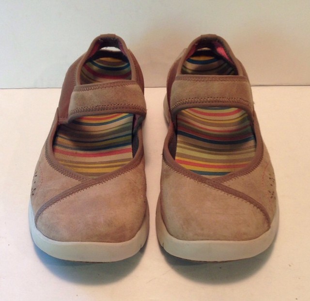 Dansko Tan Suede Leather Mary Jane Slip On Shoes Women's Size 8.59 M