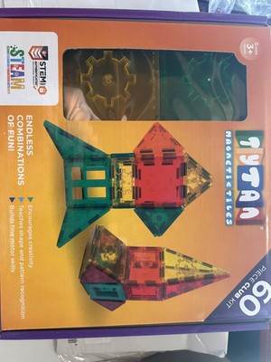 TYTAN Magnetic Learning Tiles Building Set - 60 Pieces