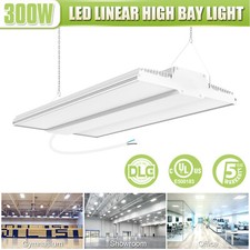 300W LED Linear High Bay Light 45000LM Commercial Warehouse Indoor Light Fixture