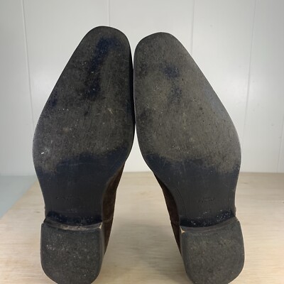 Fatte a Mano Brown Suede Chelsea Ankle Boots Risley Men display picture 2