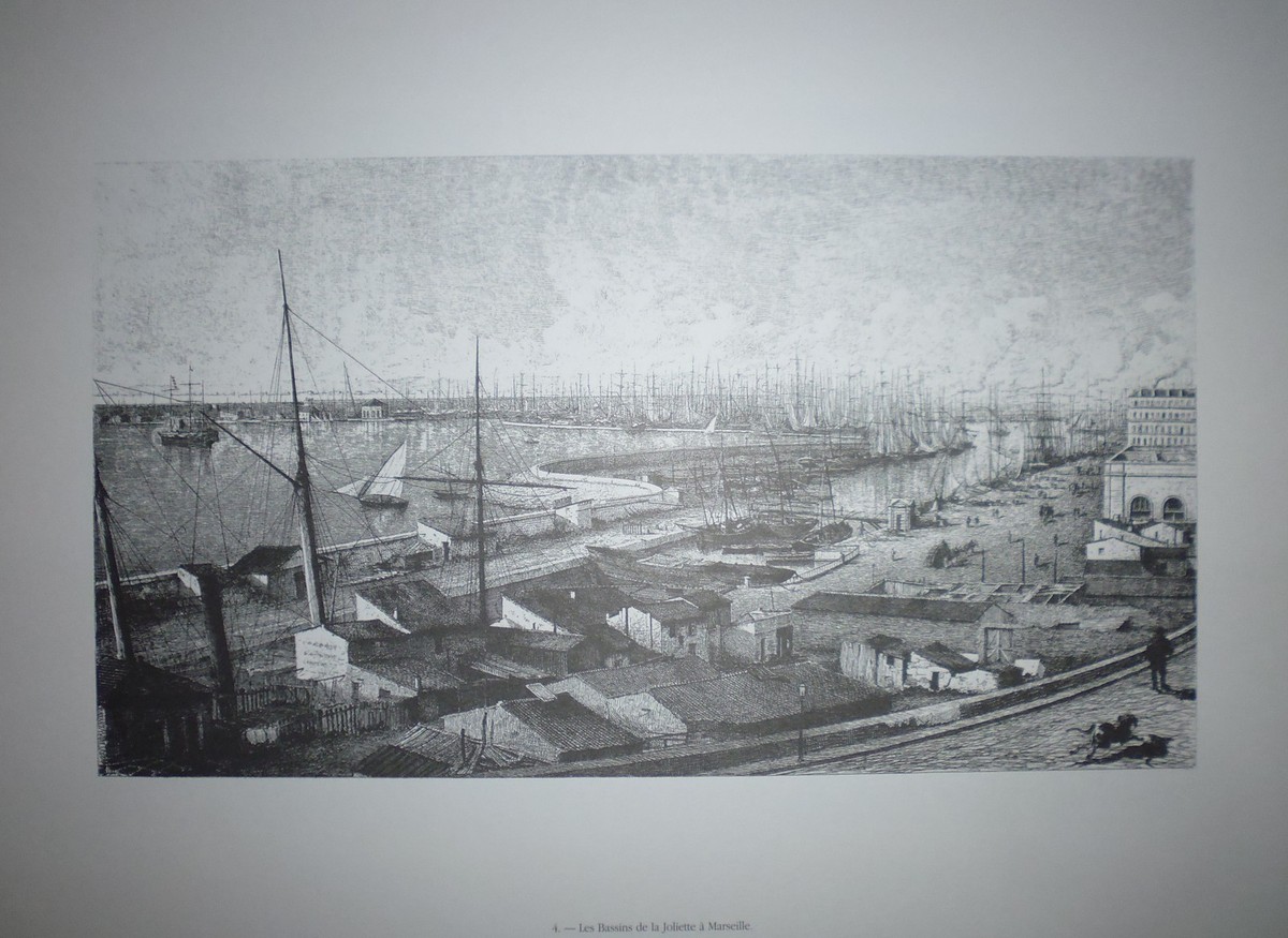 Illustration The basins of Joliette Portfolio Marseille and its