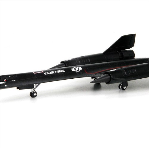 Modelo de avión de aleación Blackbird SR-71 1:144 modelo de simulación de avión - Imagen 7 de 13