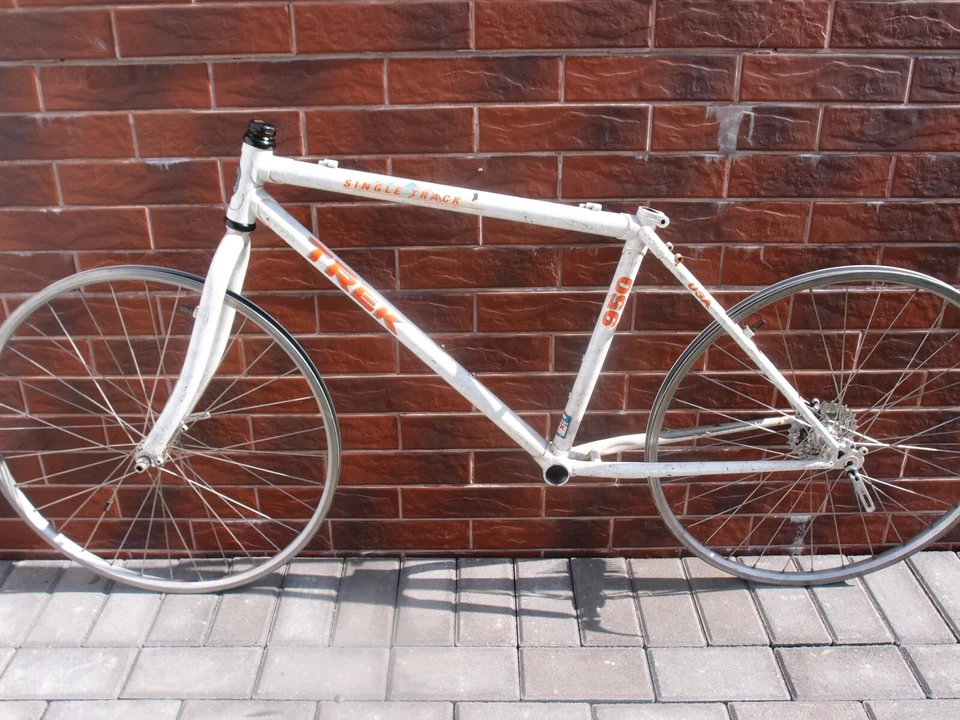 Juego de cuadro MTB Trek 950 Single Track True Temper OX Spinner Tange Avenger 1 1/8 Foto 2 de 4