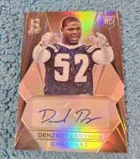 2015 Spectra Rookie Autograph Denzel Perryman Chargers Signature 70/199 #214