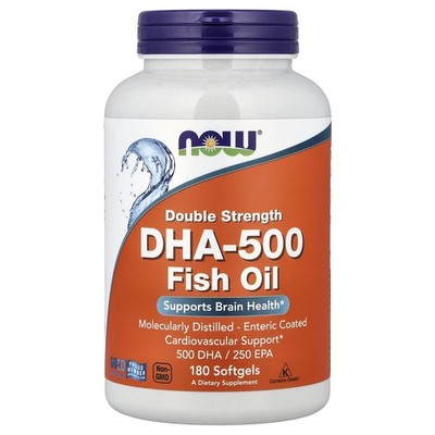 DHA-500 Fish Oil, 180 Softgels