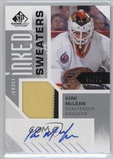 2016-17 SP Game Used Inked Sweaters 30/50 Kirk McLean #IS-KM Auto 0c3