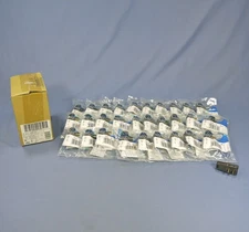 30 Leviton Brown Side Mount Easy-Wire Angle Plugs 15A 1-15P Non-Polarized 321