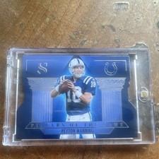 Panini 2025 Silhouette Football Pillars of the Game Peyton Manning #2 Colts NFL
