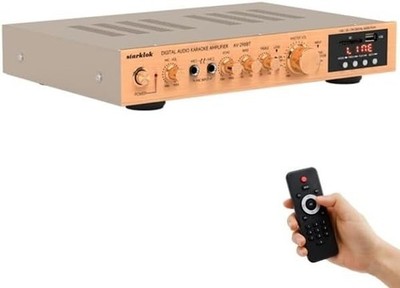 2000W HiFi Stereo Verstärker Ultra-Dünn 5cm Bluetooth 5.0 SD USB FM Radio