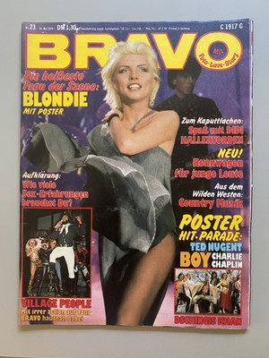 BRAVO NR. 23 1979 BLONDIE / SWEET POSTER / VILLAGE PEOPLE / TED NUGENT / BOY