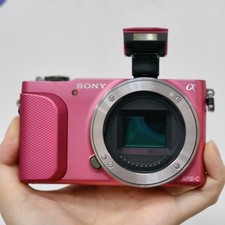 SONY Alpha NEX-3N 16.1MP Flip Screen Digital Camera Only Body WiFi PINK