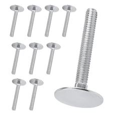 014973239640 Elevator Bolts, 1/4-20 X 2 Flat Elevator Bolts Zinc Plated Fastener