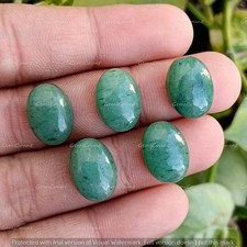 Natural Green Aventurine Oval Cabochon Calibrated Gemstone 5x7mm-15x20mm