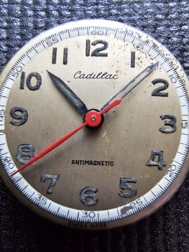 Movimiento y esfera de reloj Certina/Cadillac (raro) - Imagen 1 de 4