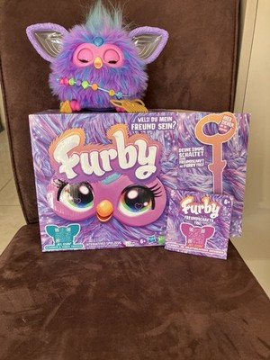 Furby interaktives Plüschspielzeug - lila Hasbro Funktionsfähig , TOP ZUSTAND 