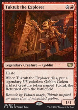 Magic/MTG Tuktuk the Explorer C14-183 Rare Englisch Excellent