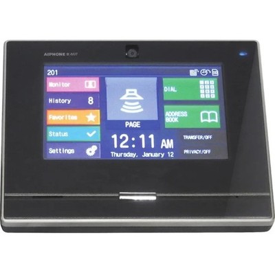 Aiphone 7'' Touchscreen Master Station for IX Series - Black