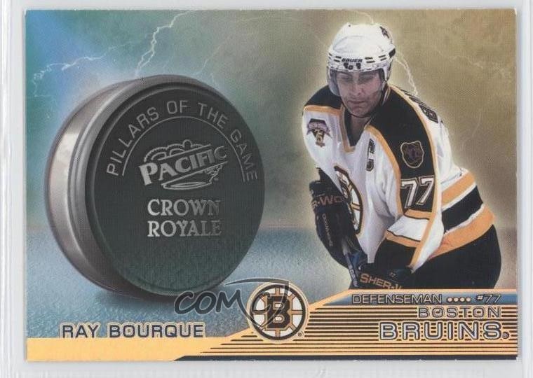 1998-99 Pacific Crown Royale Pillars of the Game Ray Bourque #2 HOF 0q4