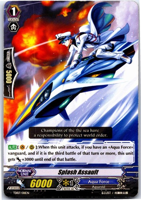 #ad SPLASH ASSAULT TD07 011EN TRIAL DECK CARDFIGHT VANGUARD HP $1.99