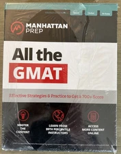 Manhattan Prep All The GMAT Strategy Guide Series (Quant, Verbal, IR/Essay) New.
