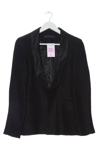 ZARA WOMAN Blazer tejido Mujeres Talla EU 36 negro elegante
