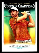 2021 Upper Deck Goodwin Champions #31 Matthew Wolff