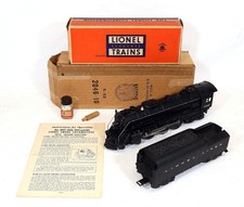 Postwar Lionel 2046 Steam Locomotive & 2046W Tender From 1953~w/Nice OB's & Inst