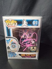 Fluffy Iglesias Dia De Muerto Pink Autpgraph Funko POP 01 LE 4000 JSA Authentic