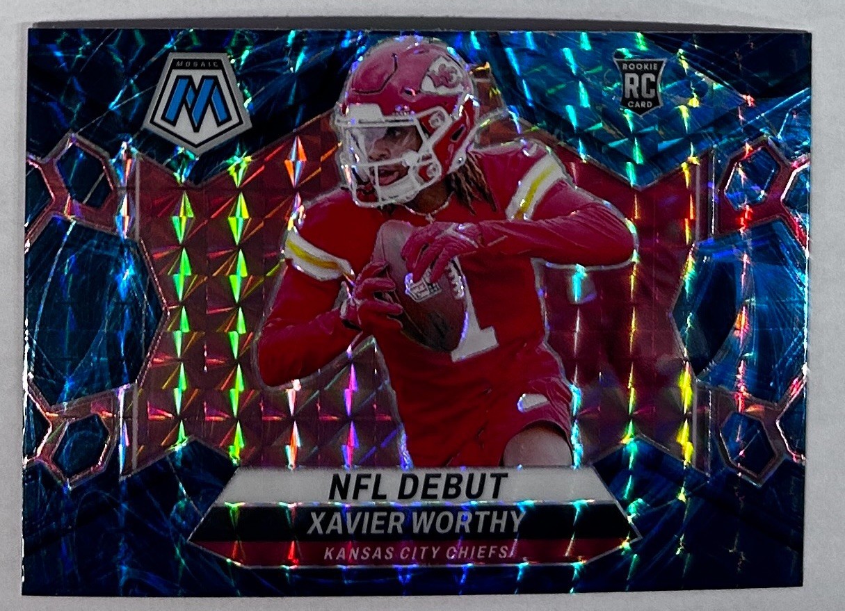 2024 Panini Mosaic Xavier Worthy Genesis RC #285 Kansas City Chiefs