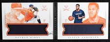 2015 Panini National Treasures College Materials 12/25 Justin Anderson #33 13db