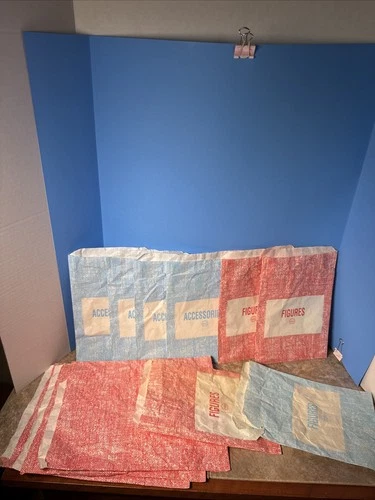 New ListingMarx Type  lot of 11 playset bags Different Colors Labels Later Production