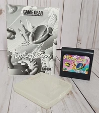 Fantasy Zone (Sega Game Gear, 1991) Cartridge & Clear Case & Manual - tested