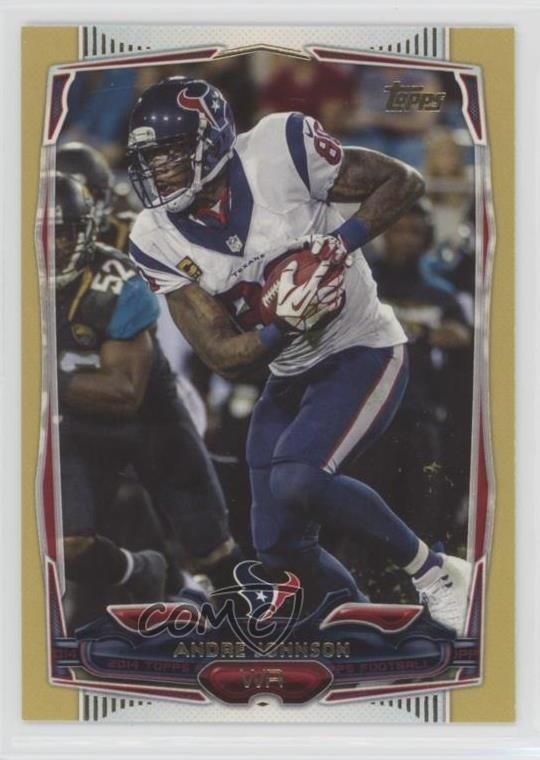 2014 Topps Gold 1827/2014 Andre Johnson #97 HOF yf0