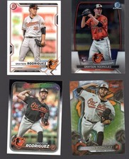 GRAYSON RODRIGUEZ - Baltimore ORIOLES (3 Topps ROOKIE CARD Collection)